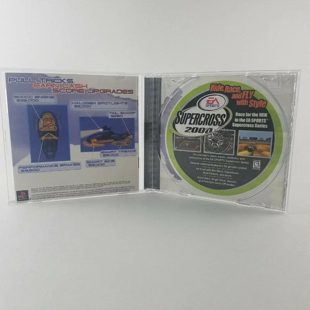 SLED STORM for Sony PlayStation, PS1 Complete w/ Manual